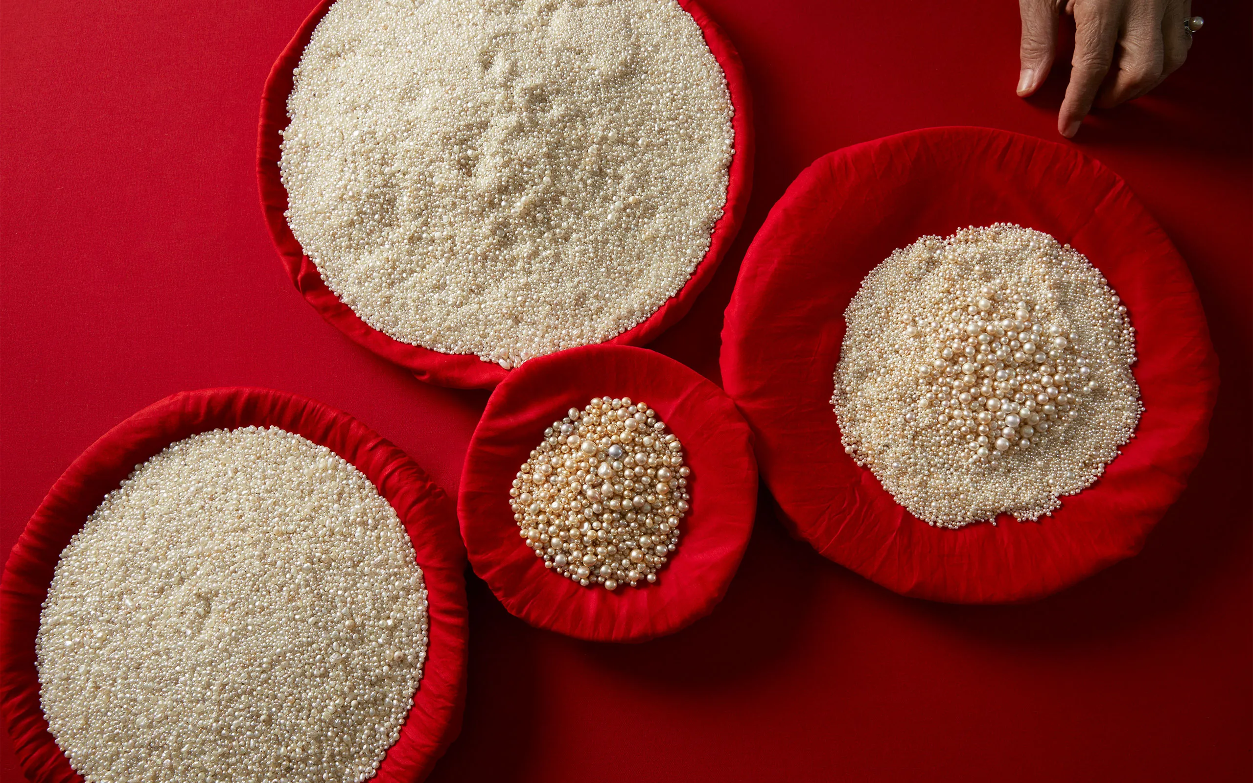 <p>Prized for their historical value and rarity, in ancient times natural Bahraini pearls were used as currency and ornaments for royalty</p>