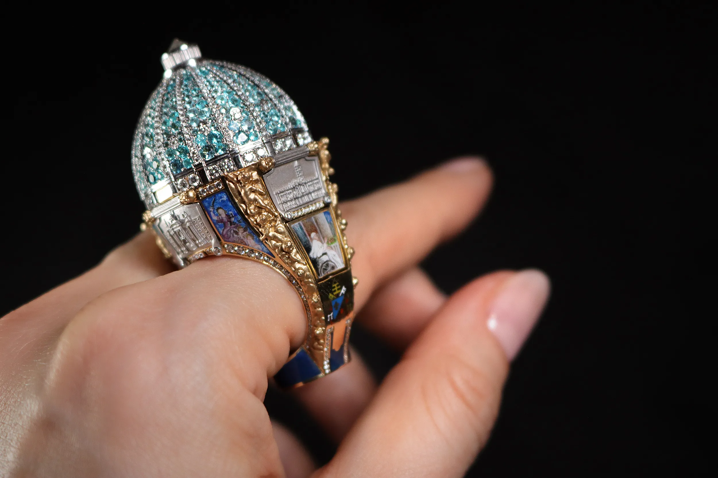 <p>Alessio’s design is a miniature cathedral, a spiritual journey and a love letter to humanity</p>