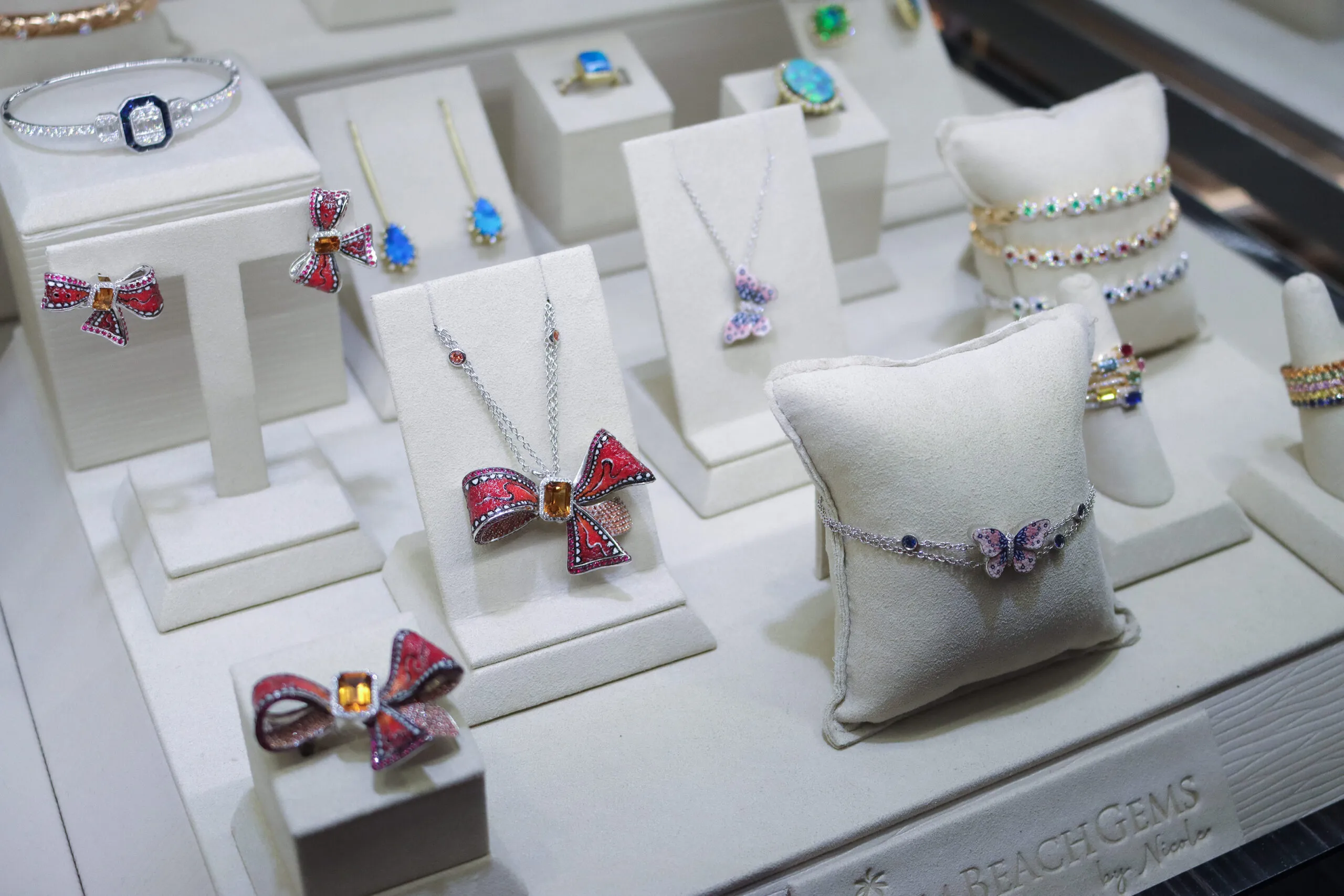 <p>The carefully curated jewels at Palm Beach Gems by Nicole</p>
