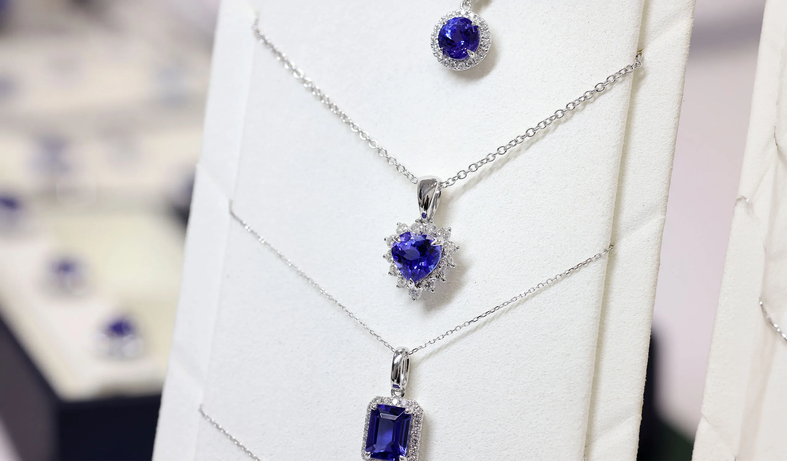 <p>The Royal Touch Group specialises in tanzanite jewellery that showcases the gemstone’s exceptional colour and clarity</p>