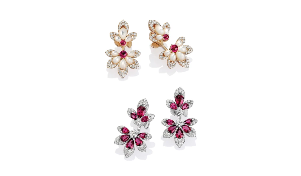 <p>Roberto Coin will present pieces in its Tiaré collection at Jewellery Geneva 2026, including these earrings inspired by ancient Polynesian culture</p>