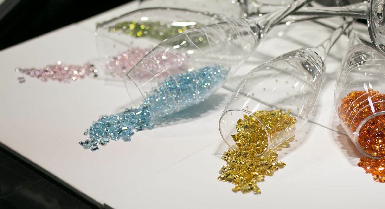 Gemstones at Inhorgenta 2020 exhibition in Munich