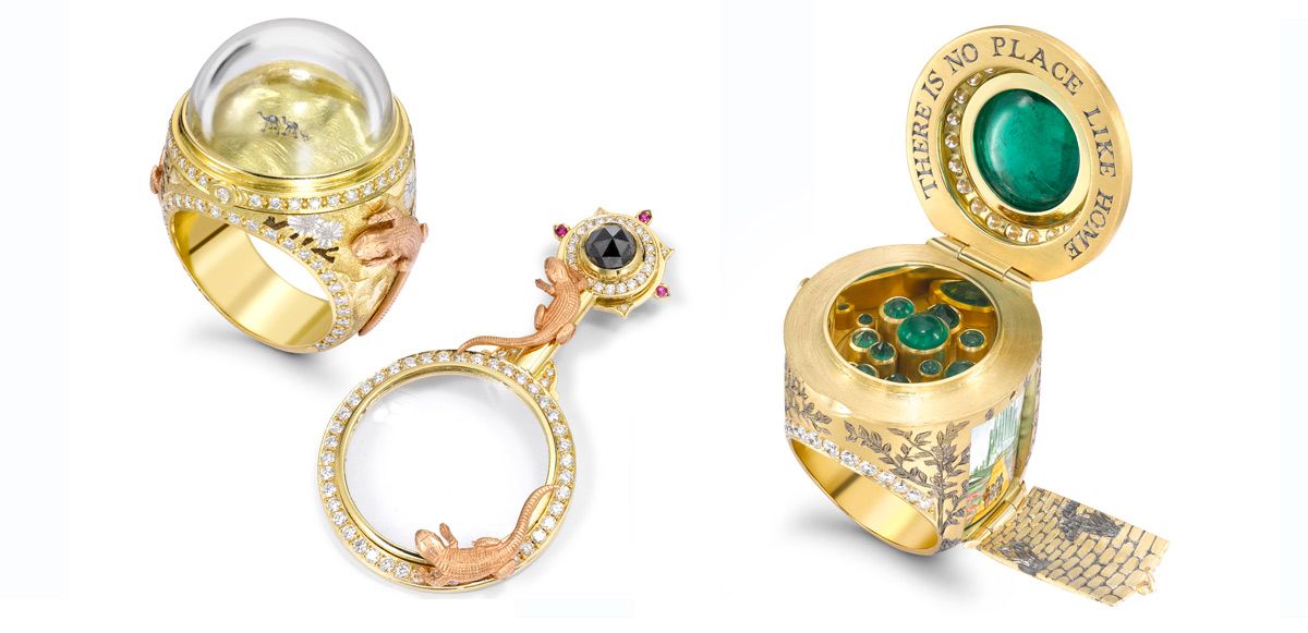 Theo Fennell Opening Rings Showcased At Masterpiece 2014