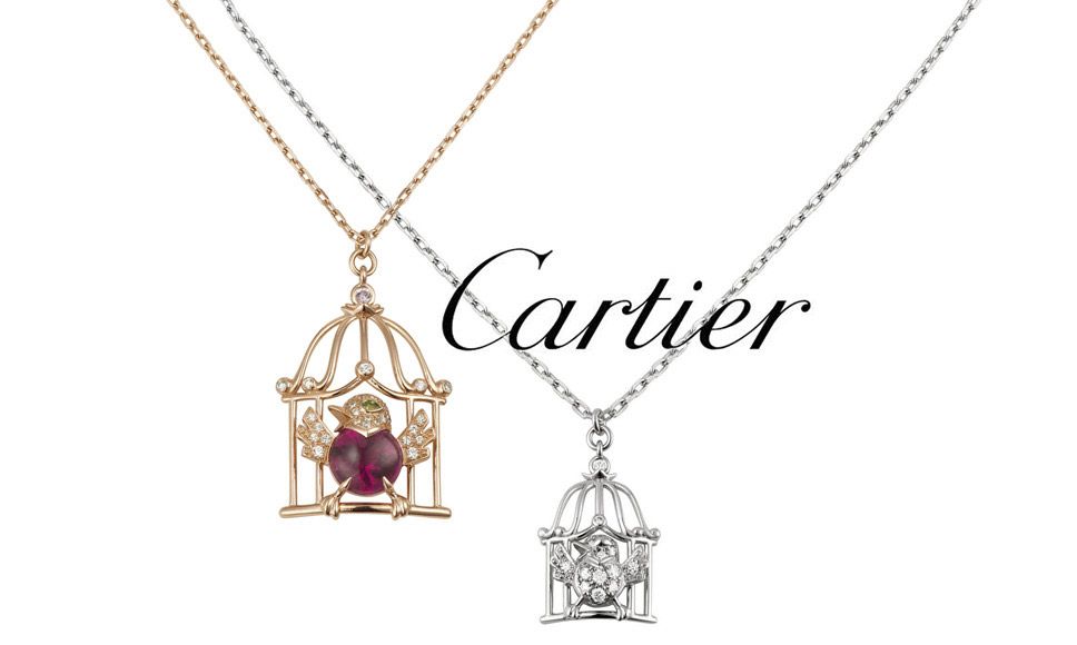 cartier bird in a cage