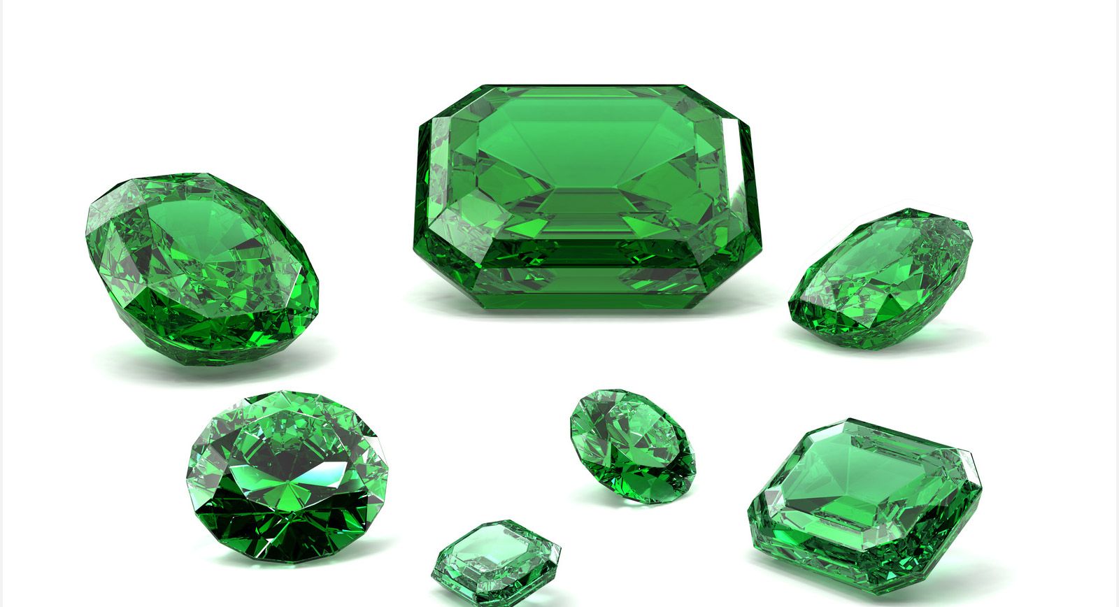 Cuts shop of emeralds