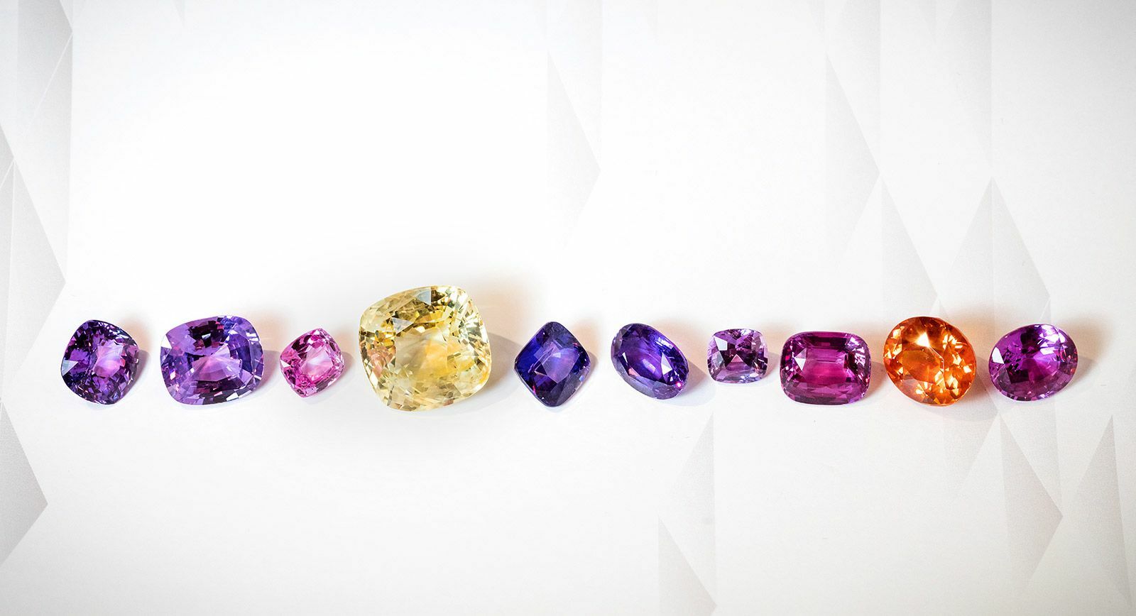 Fancy coloured sapphires from Constantin Wild