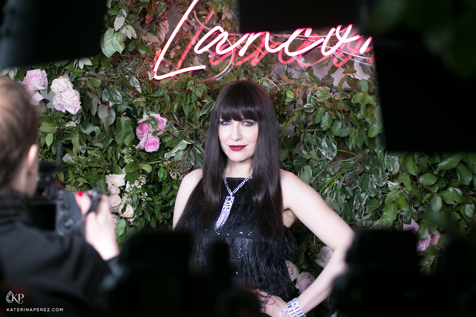 Katerina Perez at Lancome suite at the Savoy hotel