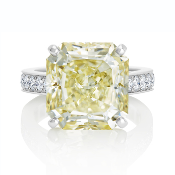 Old Bond Street yellow diamond ring 