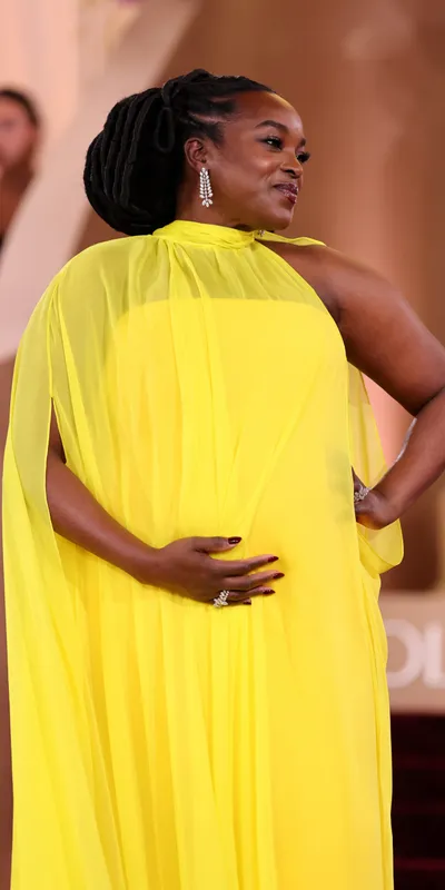 <p>Wunmi Mosaku wore high jewellery Diamond Catcher earrings and rings by Messika</p>