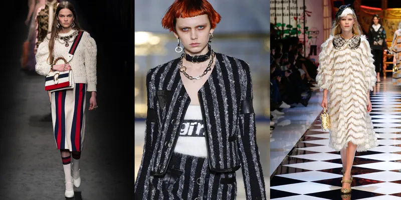 <p>Gucci, Alexander Wang, Dolce & Gabbana</p>