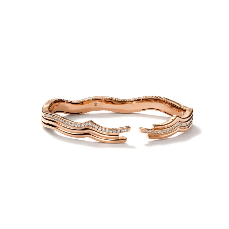 <p class="product_title entry-title elementor-heading-title elementor-size-default">Jeri Signature bangle with laboratory-grown diamonds in 18k rose gold</p>
