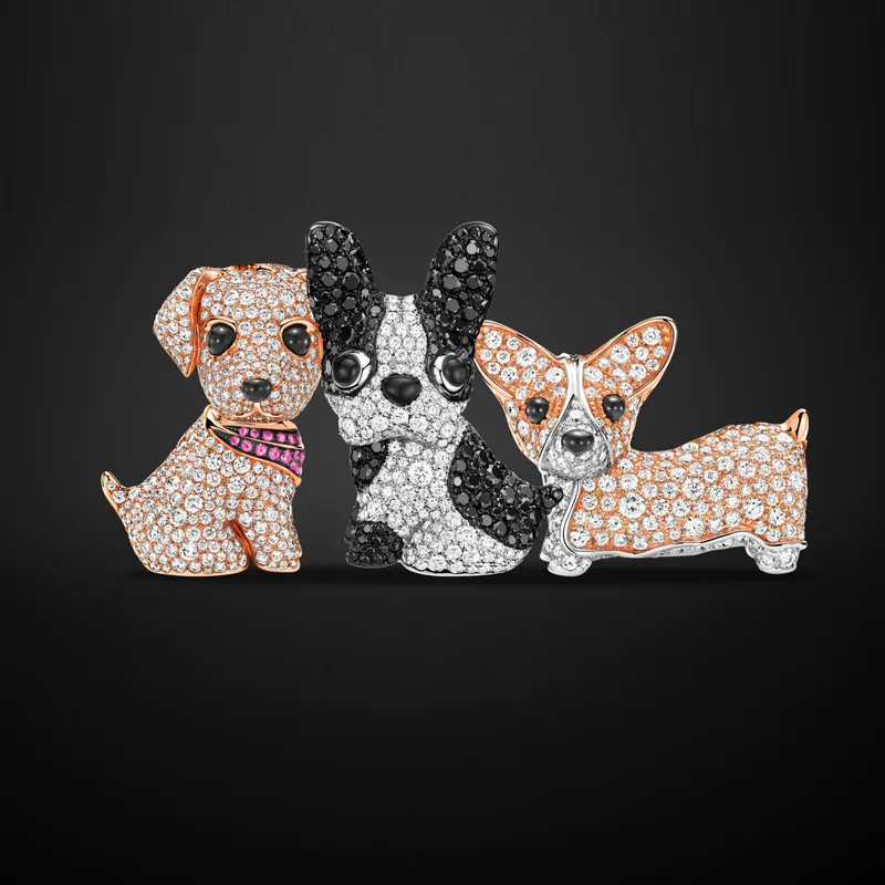 <p>Wang Wang collection pendants</p>