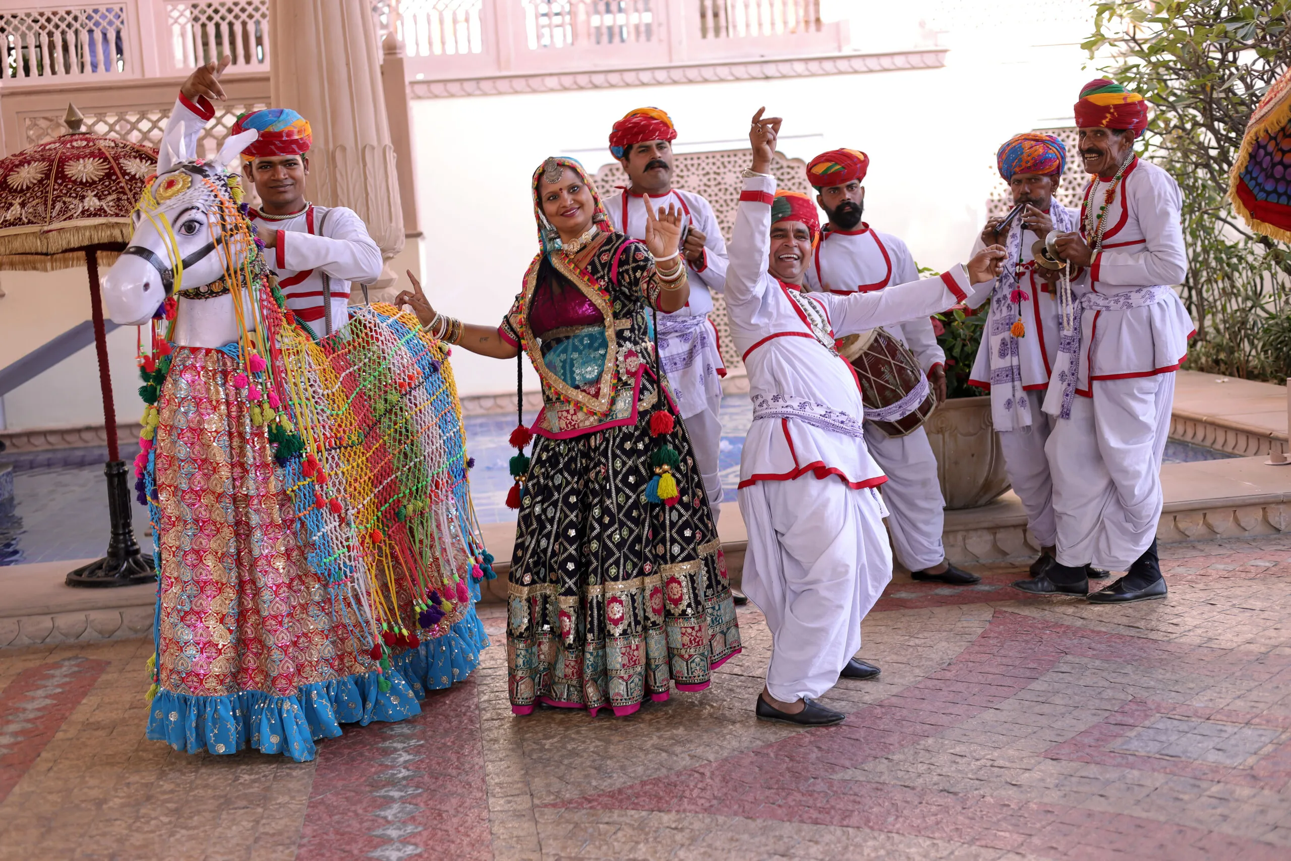 Celebrating love, culture, colour and beauty at the wedding of Priyal and Devansh at the Rambagh Palace in Jaipur