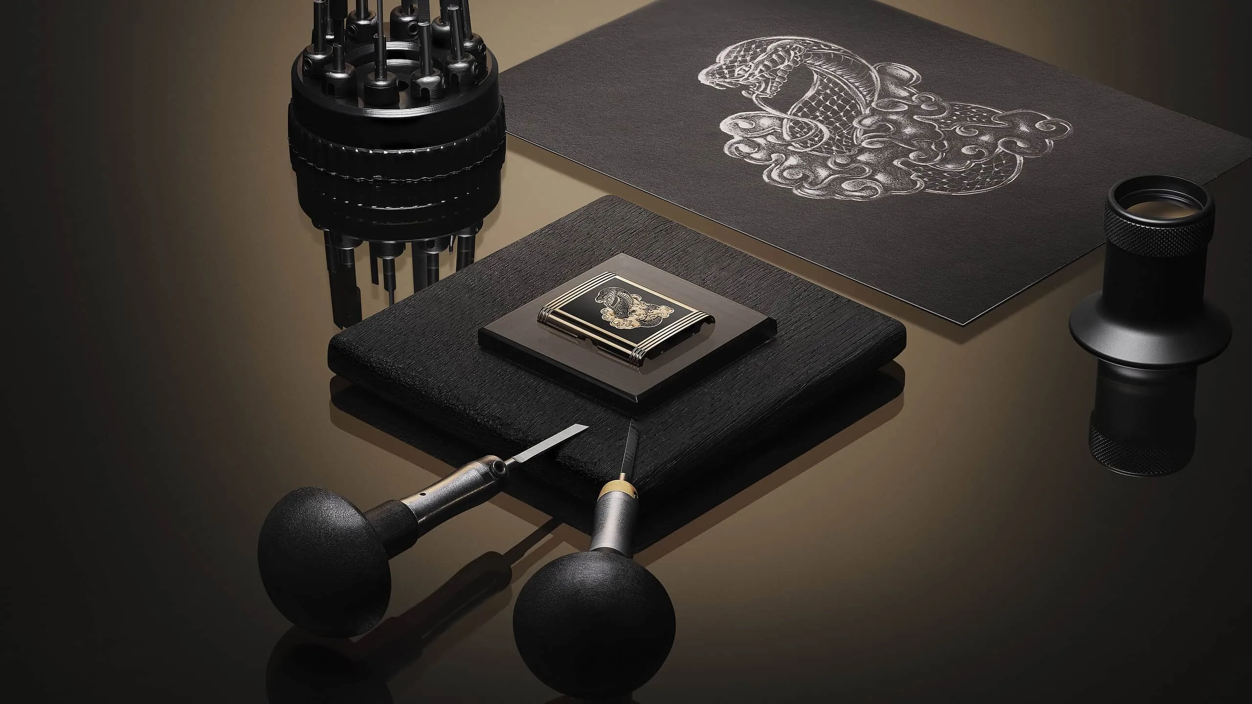 Crafting the Jaeger-LeCoultre Reverso Tribute Enamel Snake watch for Chinese New Year