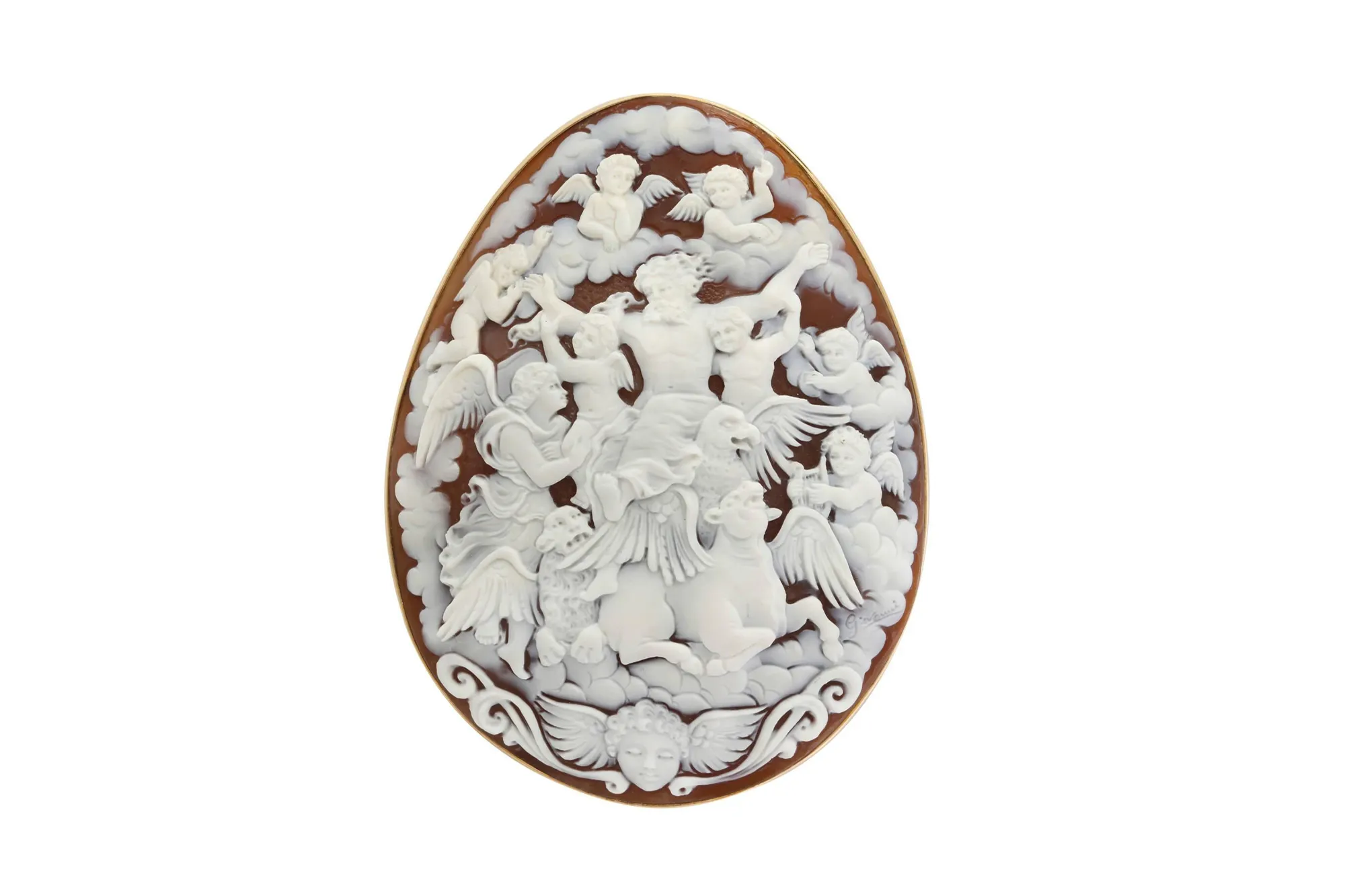 <p>Amedeo Scognamiglio cameo objet d&#8217;art</p>
