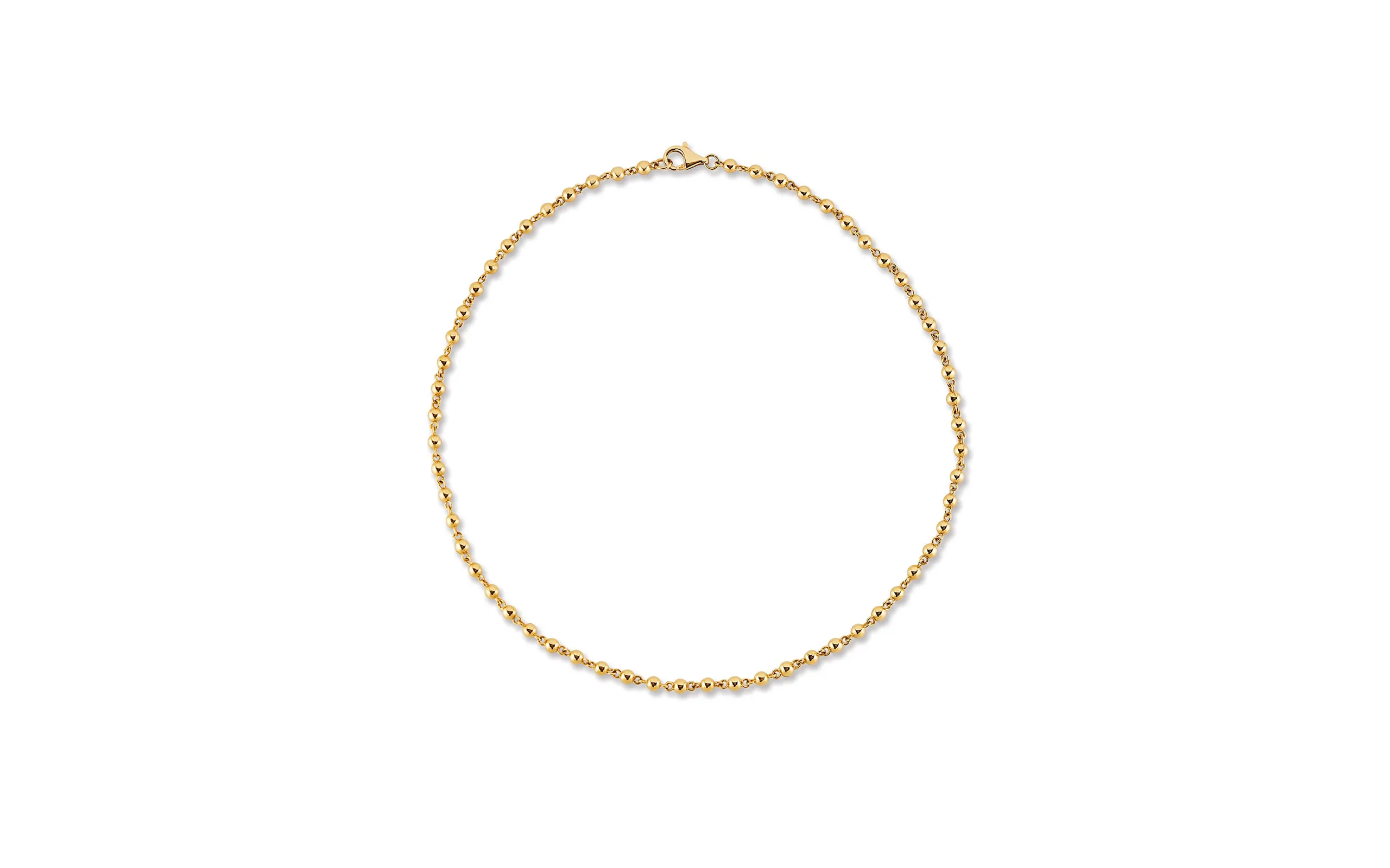 Aponine Bubbles necklace crafted in 18k yellow gold 