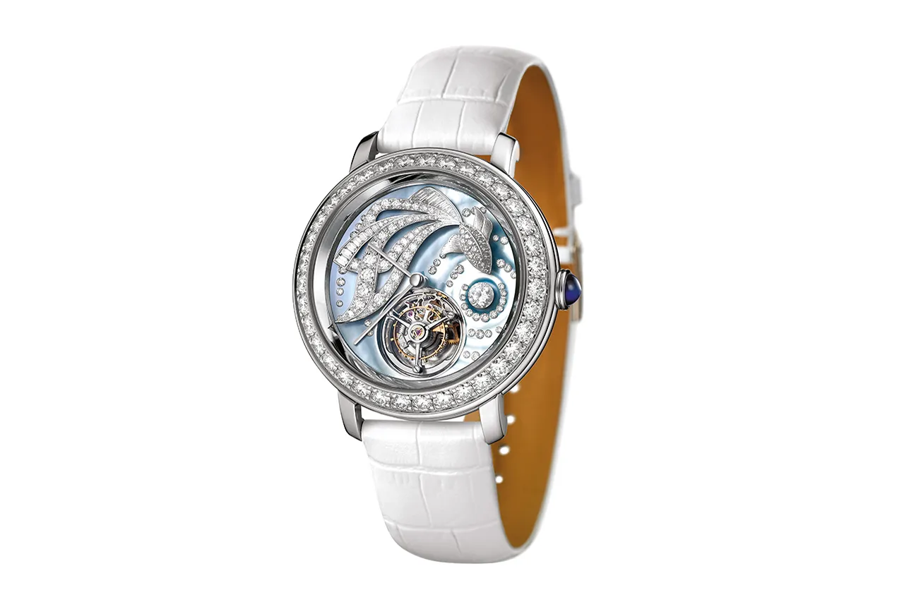 <p>Boucheron Epure Tourbillon Ama watch</p>