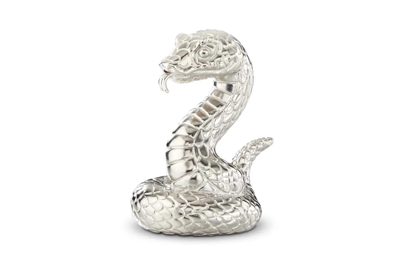 This Buccellati palladium-plated sterling silver decorative snake has been added to the Bubu collection for the Lunar New Year