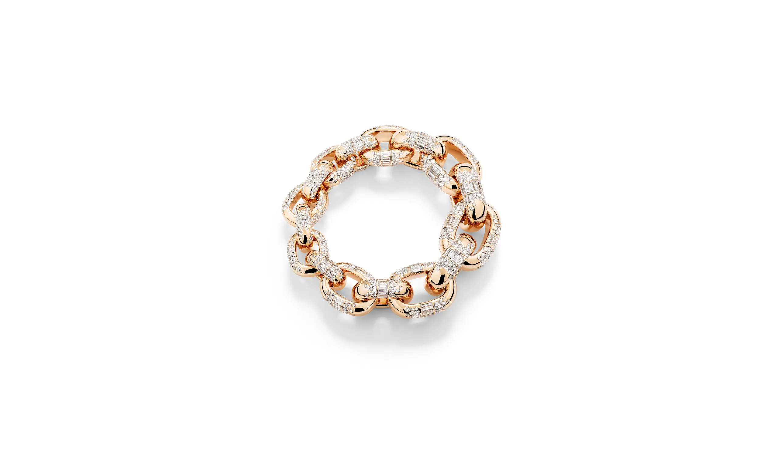 Pomellato Iconica Extreme bracelet with diamonds in 18k gold, part of the 'Collezione 1967' High Jewellery collection