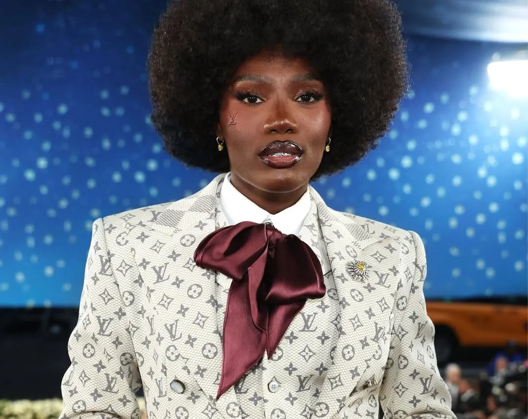Doechii made her Met Gala debut dressed in head-to-toe Louis Vuitton, accessorised with a Schlumberger for Tiffany & Co. Starlight brooch showcasing a 12ct Fancy Intense yellow diamond