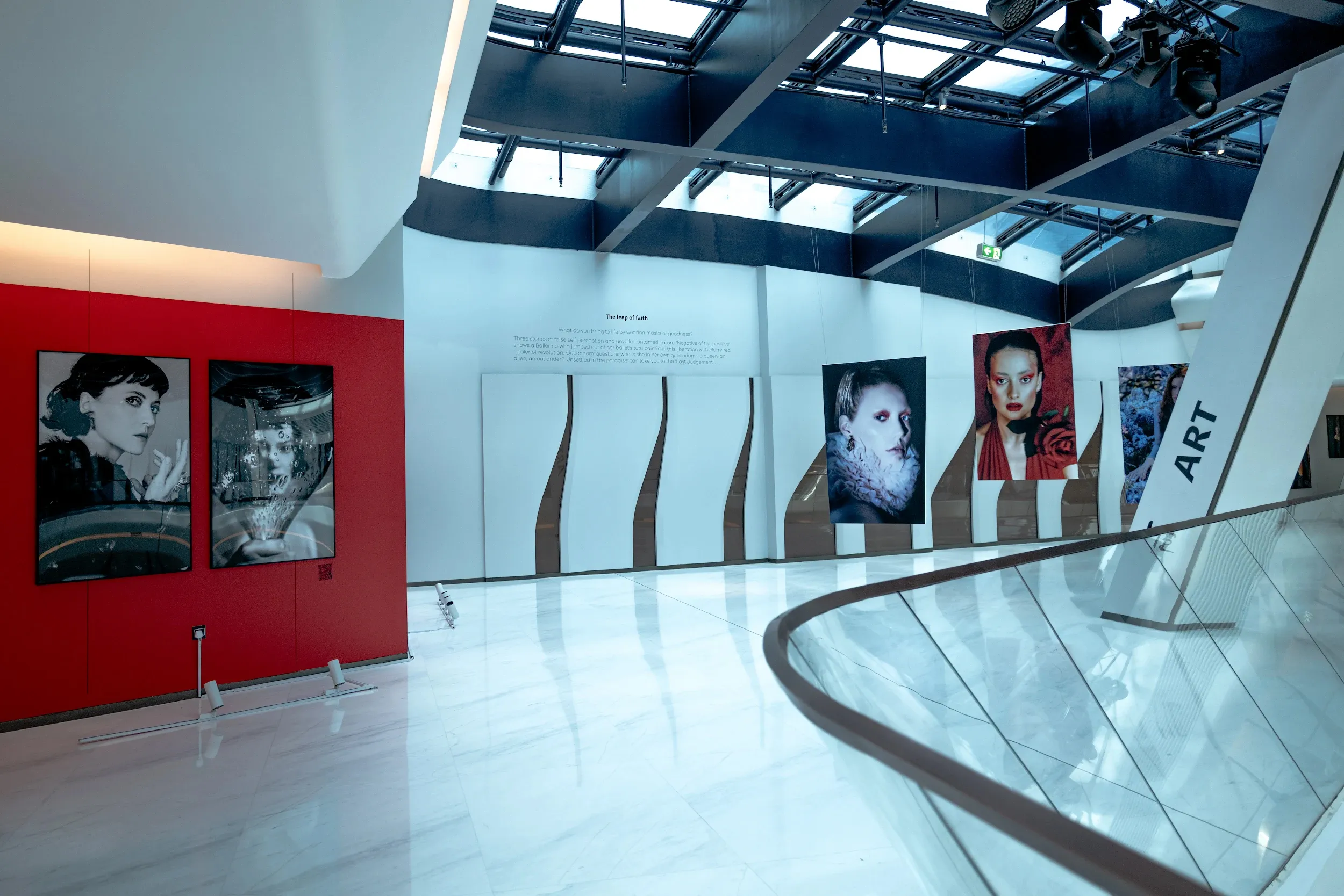 The 'What’s Brought to Life?' exhibition was co-hosted by Elvira Iurova and portrait photographer Natalya Urmanova at ME Dubai – a hotel designed by the late Zaha Hadid – in February 2025