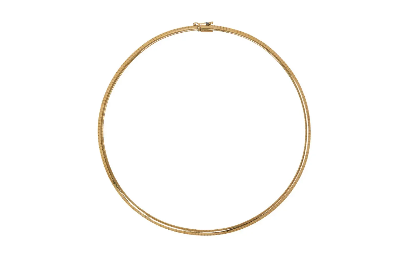 For Future Reference vintage 1980s omega chain necklace in 14 carat yellow gold. Available at TWISTonline.