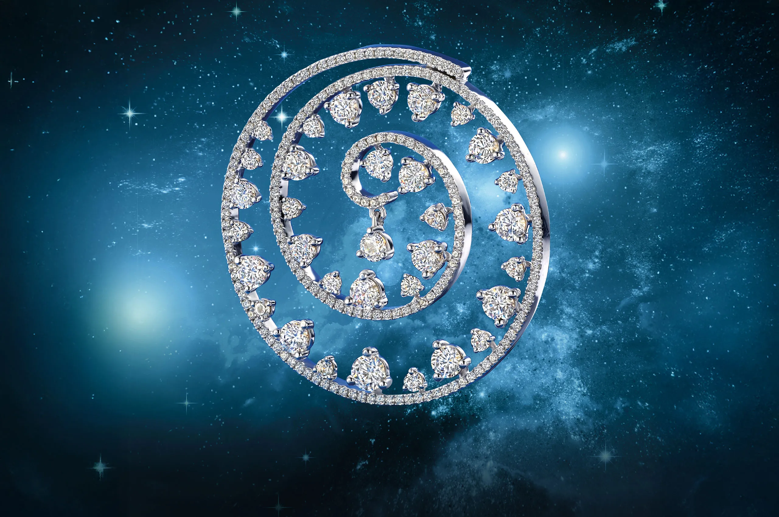Histoire d’Elle diamond-set creation from the Les Infinis d’Elle collection