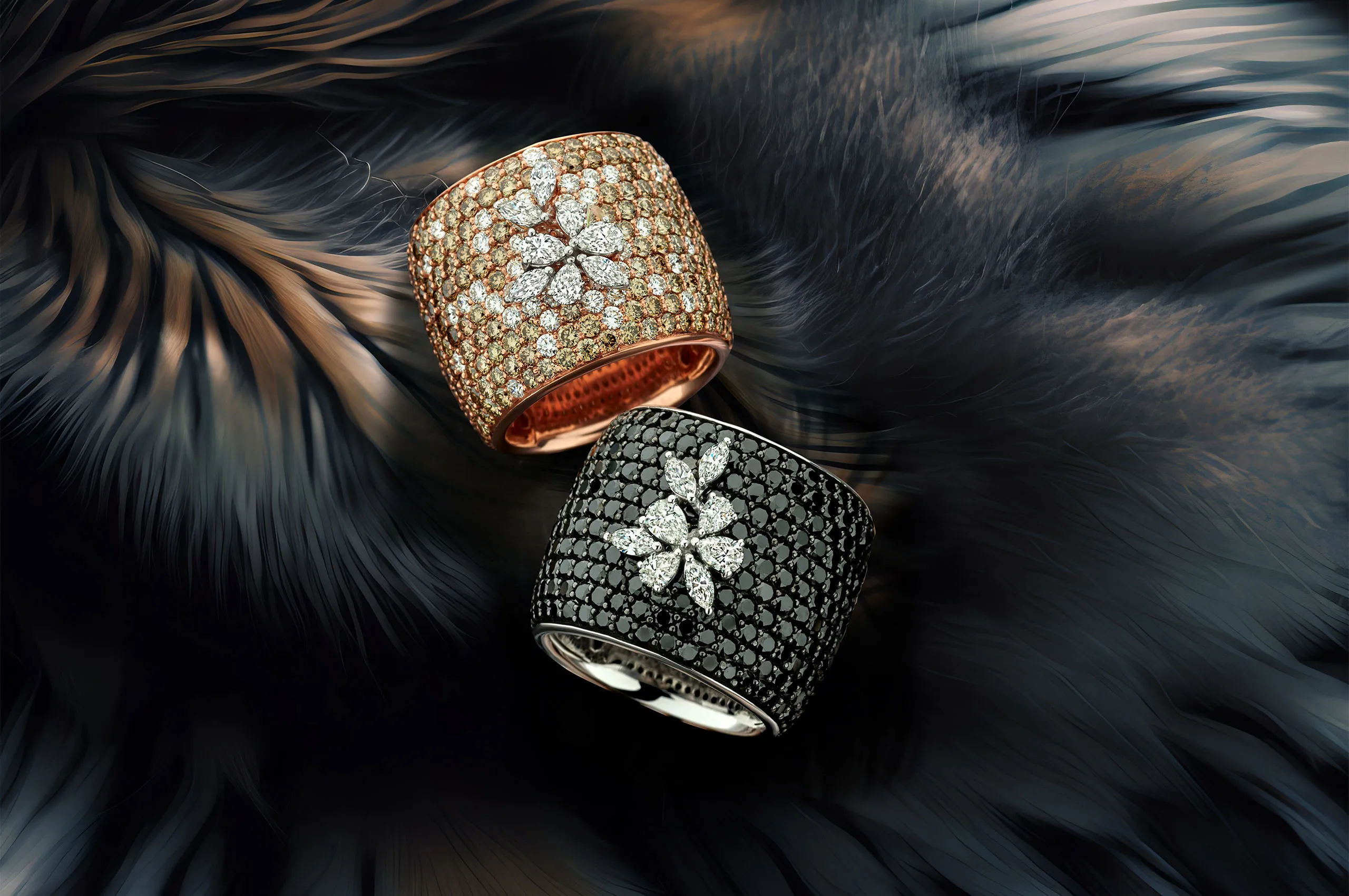 Histoire d’Elle rings from the Les Incondition 'Elle collection inspired by the bonds of love and trust between people 