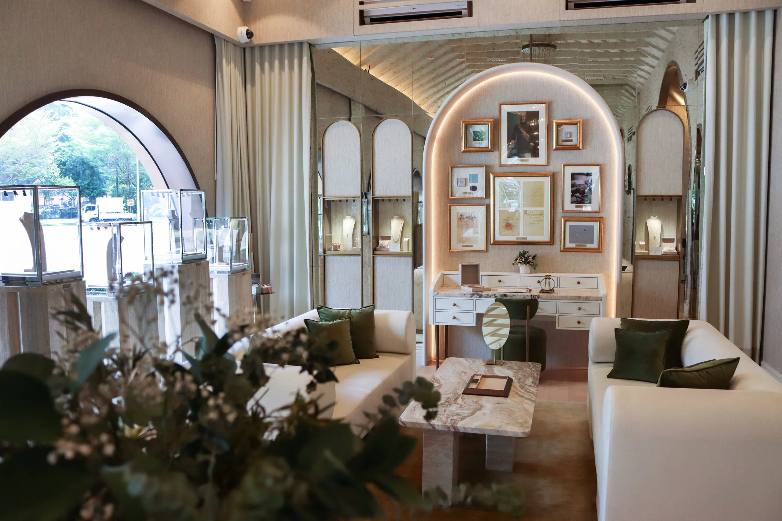 The B.P. de Silva boutique is a calm and welcoming oasis in the heart of bustling Singapore