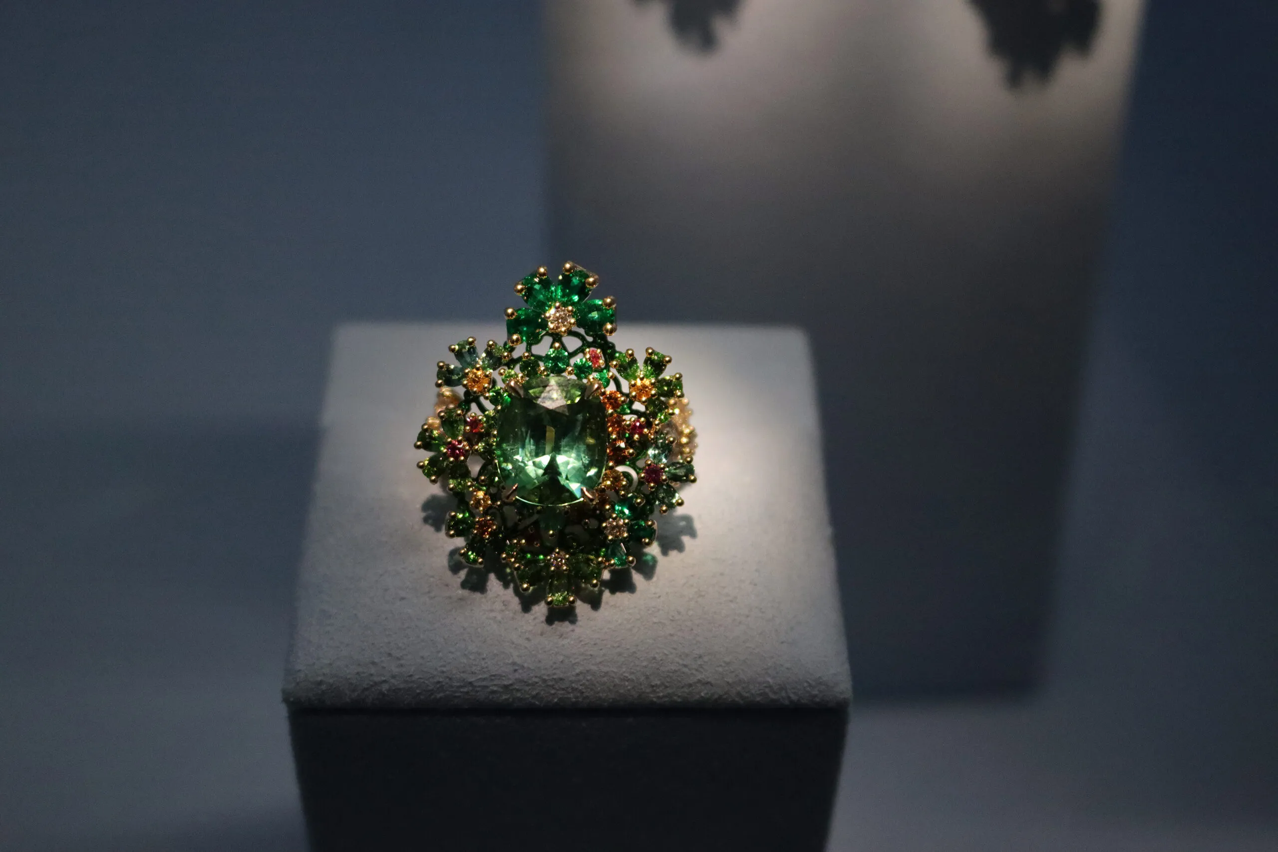 <p>Spectacular coloured gemstone cocktail rings form a significant part of the Belle Dior High Jewellery collection by Dior Joaillerie</p>
