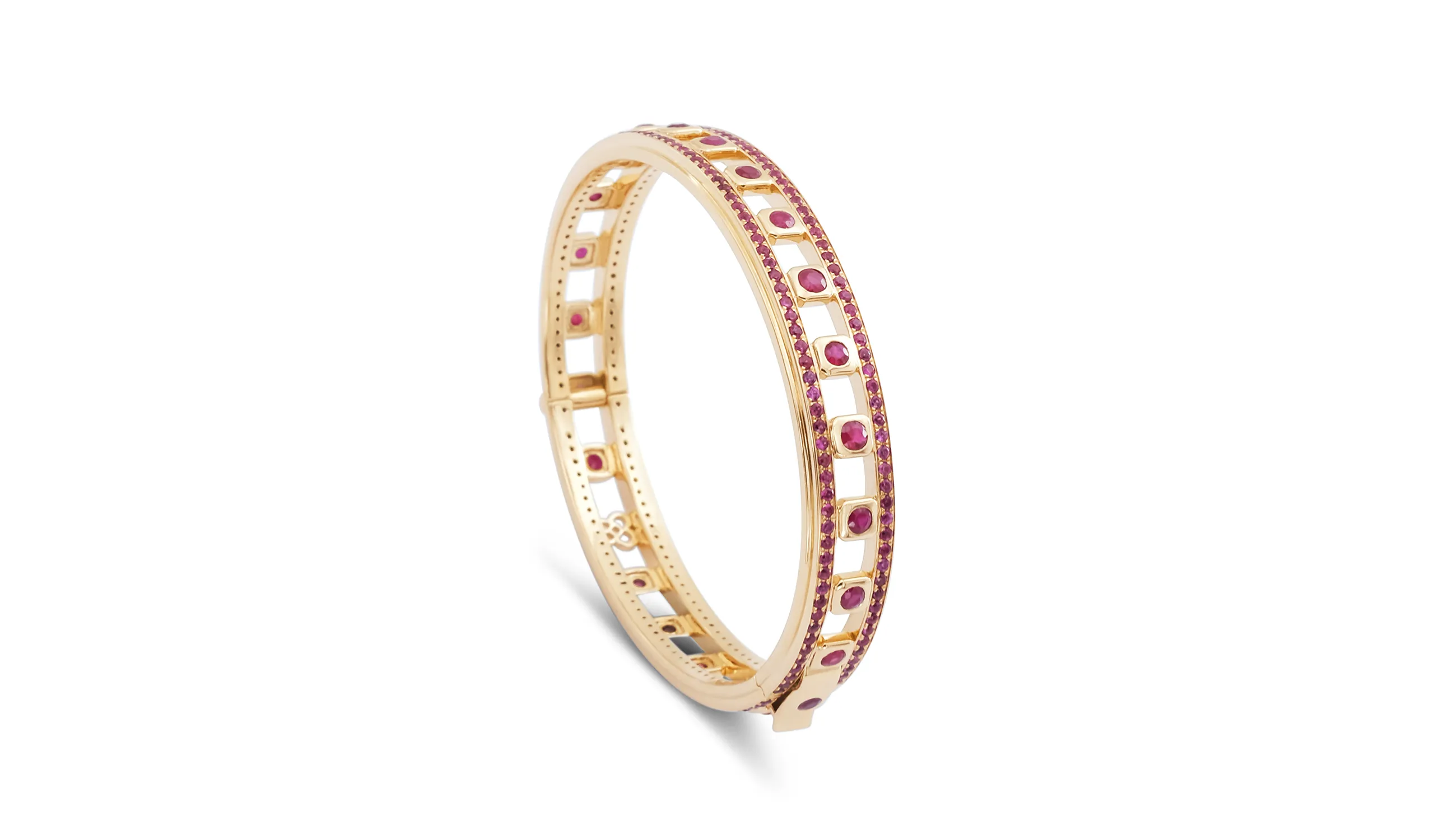 Karina Choudhrie Icon Classic bracelet with rubies in 18k yellow gold 