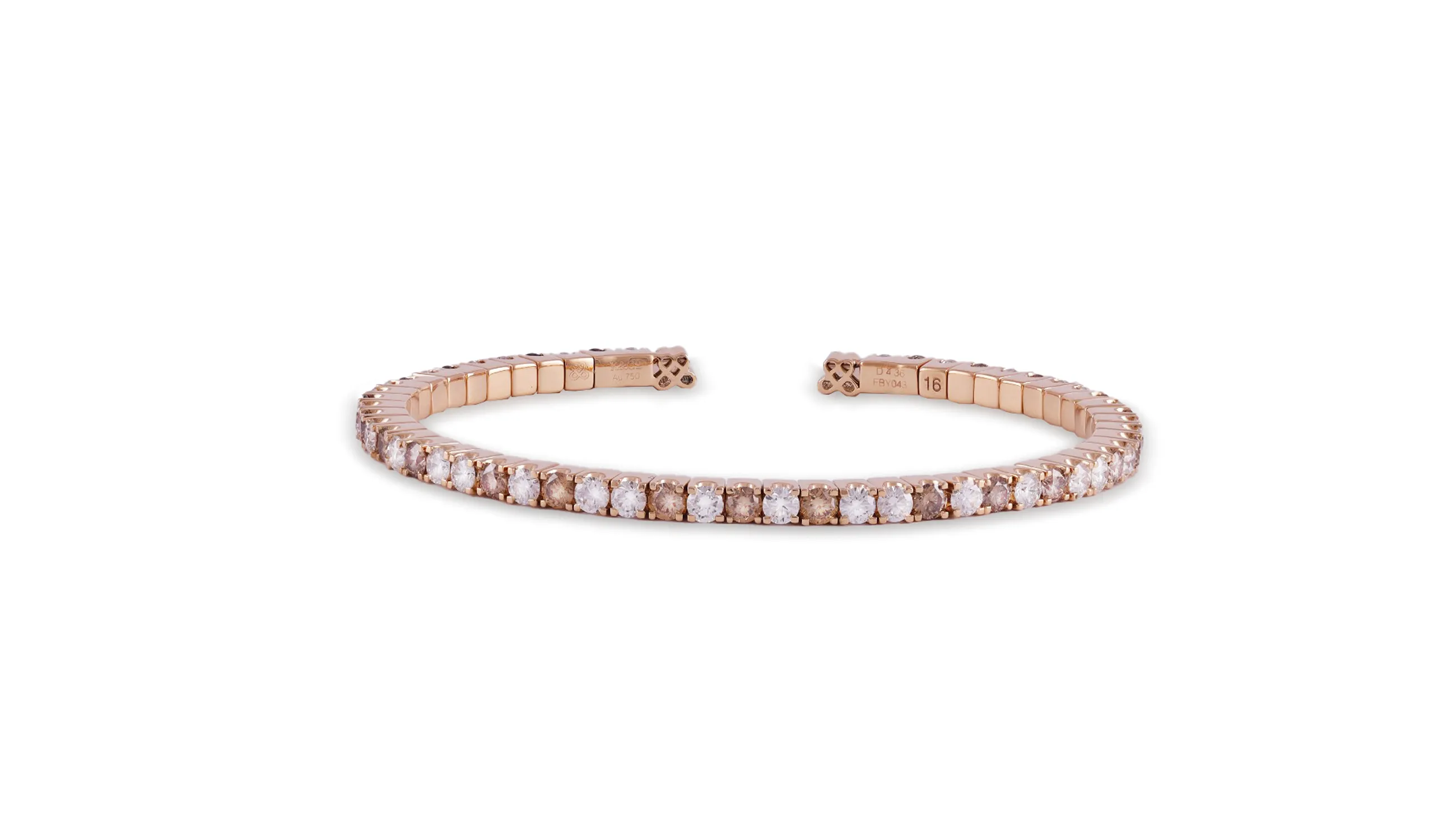 Karina Choudhrie Icon Wish Honey bracelet with diamonds in 18k rose gold 