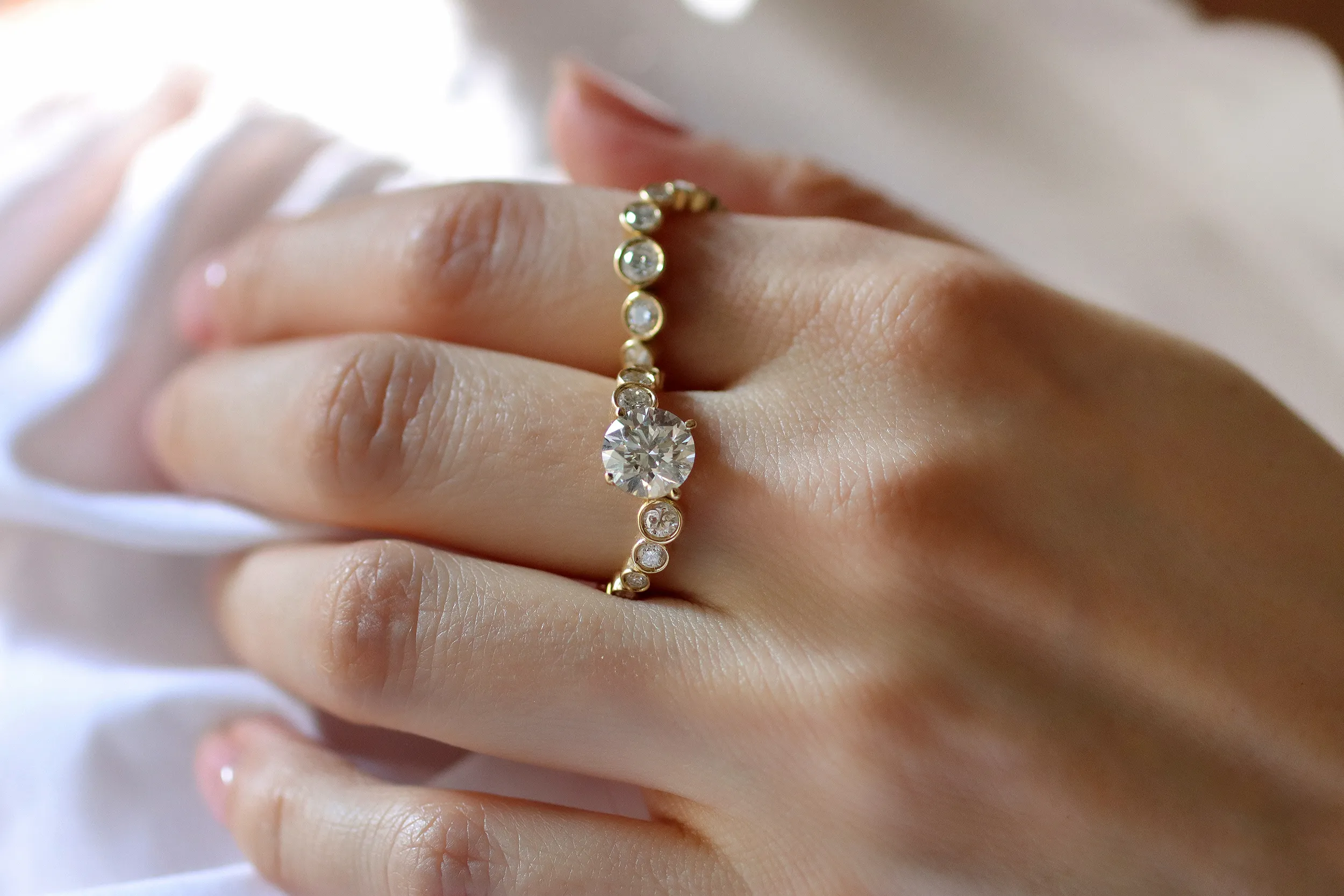 <p>A closer look at fine jewellery by Cherituelle, including the Ondine ring in 18k yellow gold</p>
