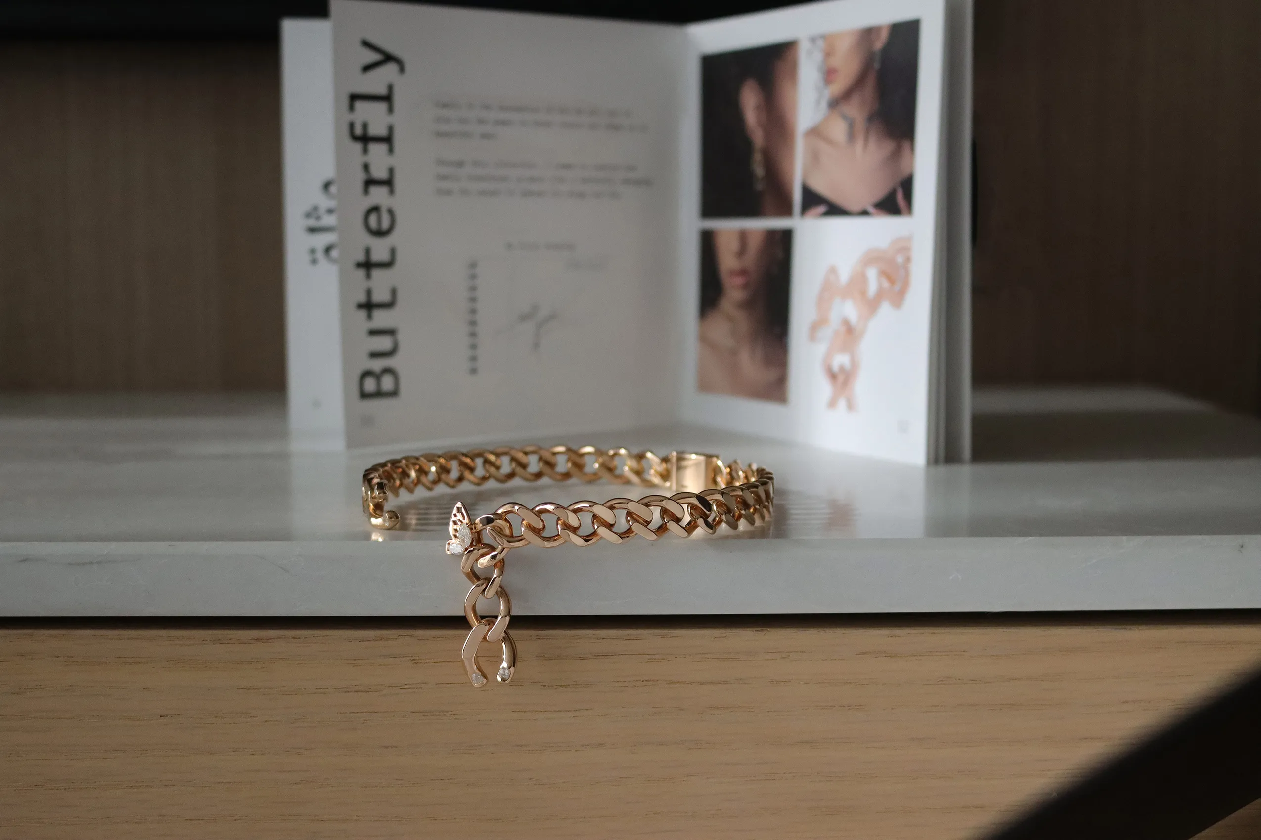 <p>&#8220;Through this collection, I aimed to capture how family transforms us—much like a butterfly emerging from its cocoon to spread its wings and fly.&#8221; Dalal Alosaimi, founder of Moody Jewellery</p>
