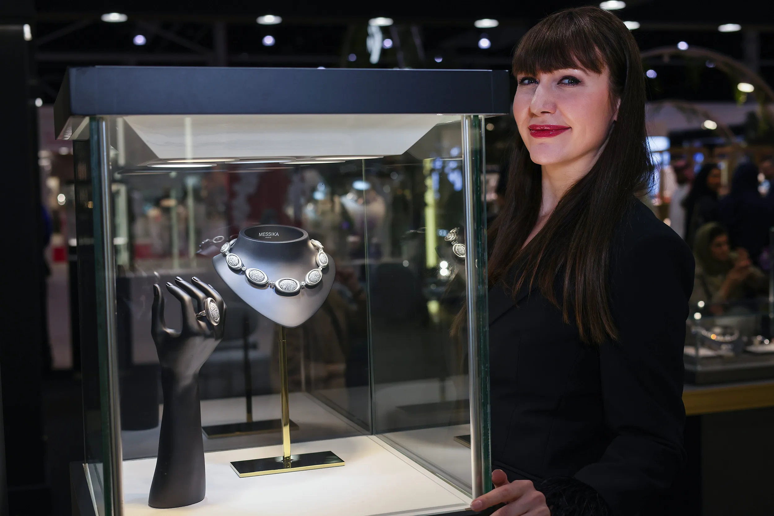 <p>Messika showcased its iconic diamond creations at Jewellery Arabia</p>