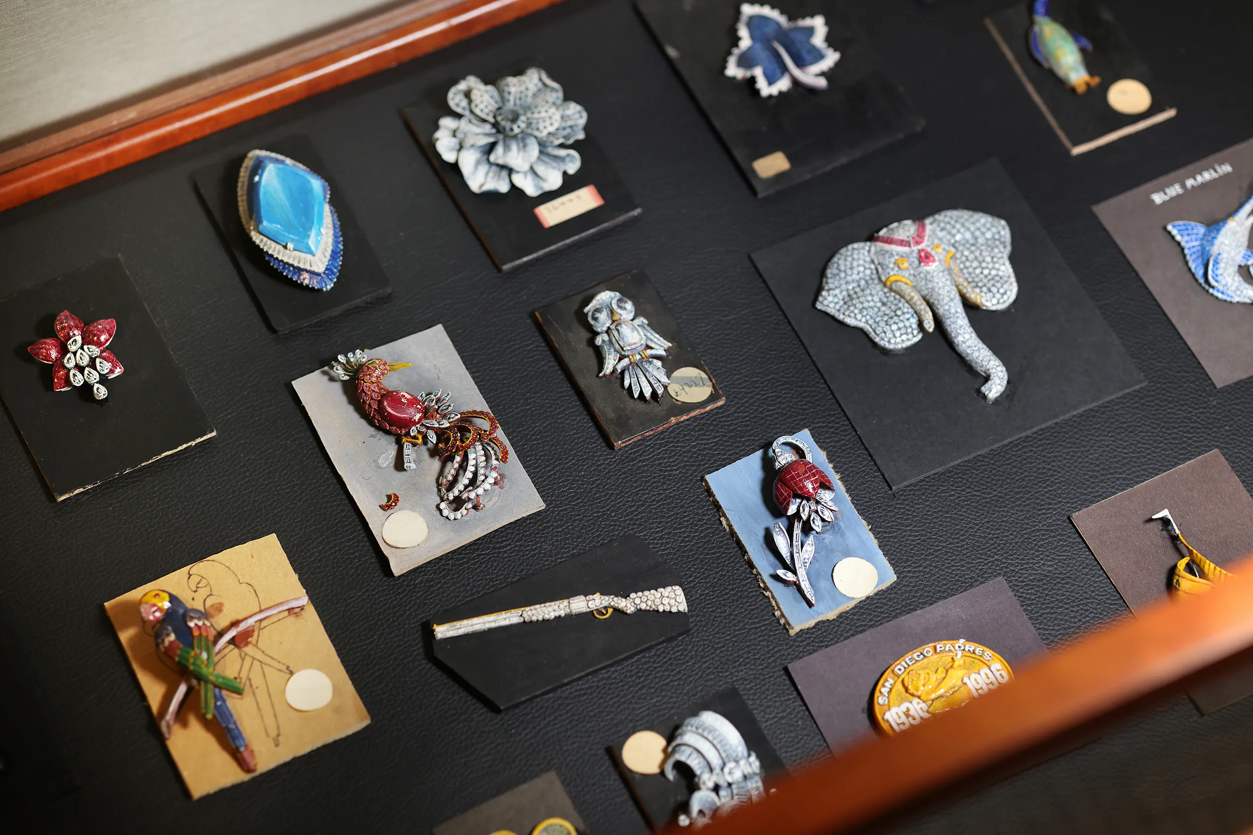 <p>Clay and wax maquettes representing completed pieces between 1936 and 2009</p>
