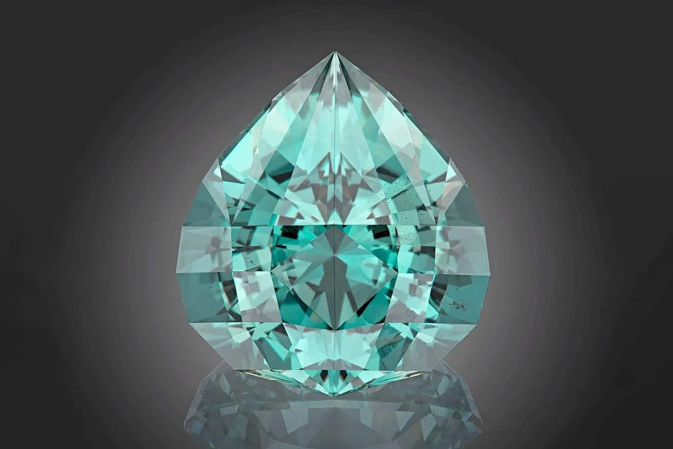 A 232.37 carat topaz cut by Viktor Tuzlukov