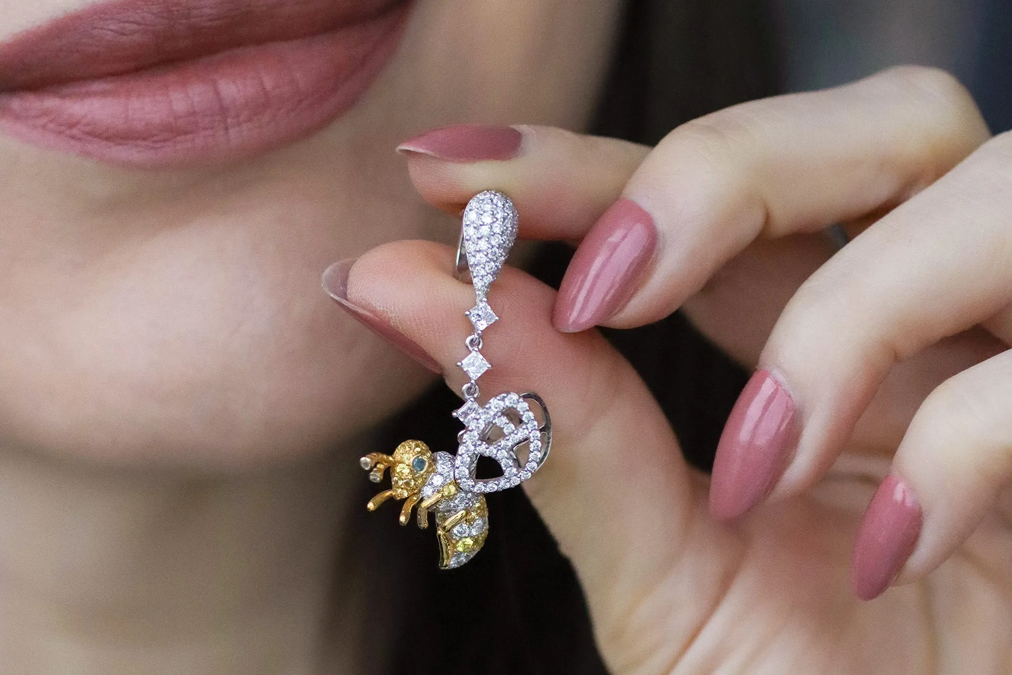 <p>The Song of Devotion earrings are <span class="TextRun BCX0 SCXP142772541" lang="EN-US" xml:lang="EN-US" data-scheme-color="@000000,," data-usefontface="true" data-contrast="none"><span class="NormalTextRun BCX0 SCXP142772541">pavé set with </span></span><span class="TextRun MacChromeBold BCX0 SCXP142772541" lang="EN-US" xml:lang="EN-US" data-scheme-color="@000000,," data-usefontface="true" data-contrast="none"><span class="NormalTextRun BCX0 SCXP142772541">approximately 1.70 carats of natural white diamonds</span></span> <span class="TextRun BCX0 SCXP142772541" lang="EN-US" xml:lang="EN-US" data-scheme-color="@000000,," data-usefontface="true" data-contrast="none"><span class="NormalTextRun BCX0 SCXP142772541">and </span></span><span class="TextRun MacChromeBold BCX0 SCXP142772541" lang="EN-US" xml:lang="EN-US" data-scheme-color="@000000,," data-usefontface="true" data-contrast="none"><span class="NormalTextRun BCX0 SCXP142772541">around 50 yellow sapphires. </span></span></p>