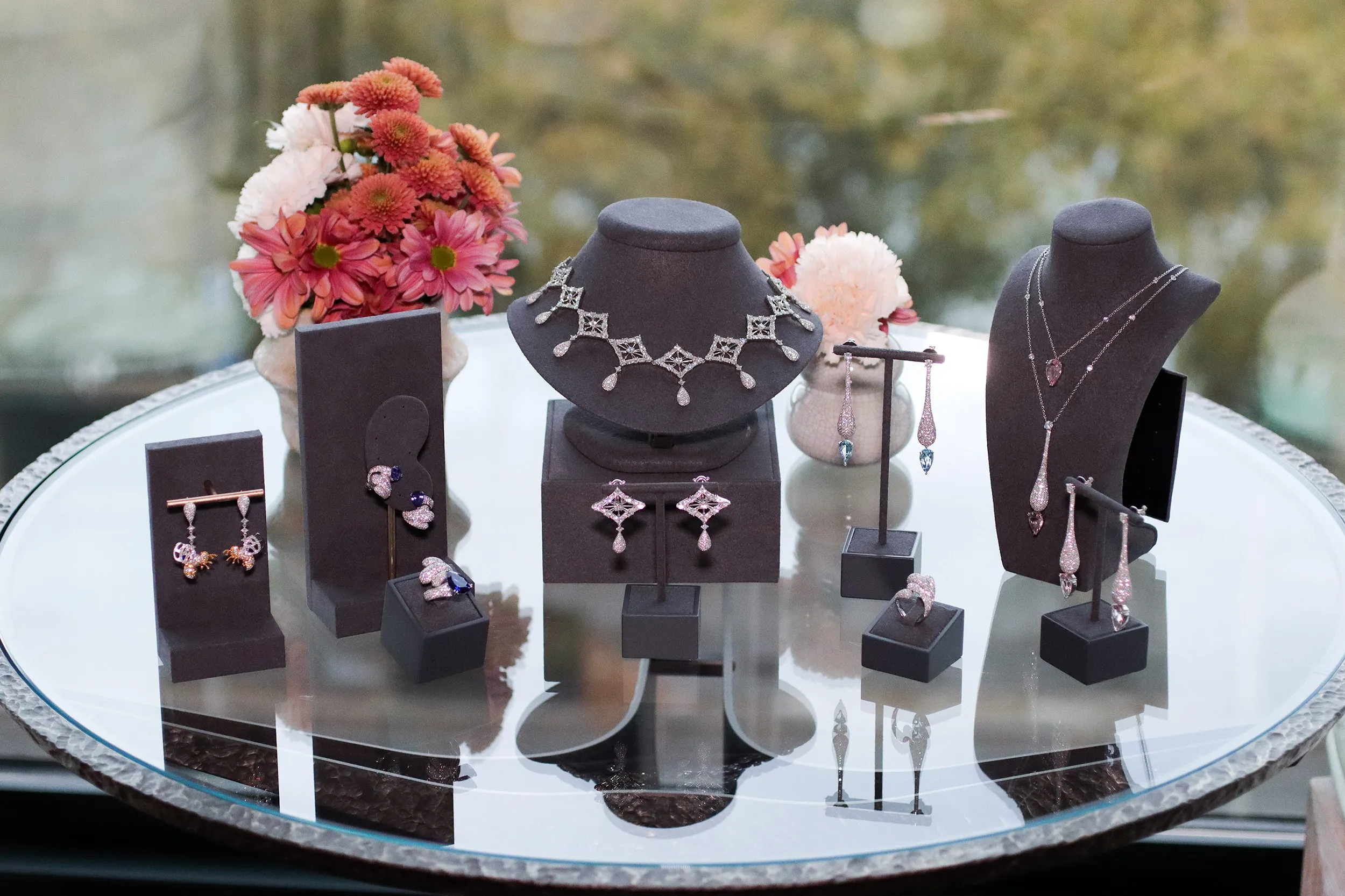 <p>Youngsun Nam presented a dozen pieces from her debut Inner Garden Collection at the Cheval Blanc hotel in Paris</p>