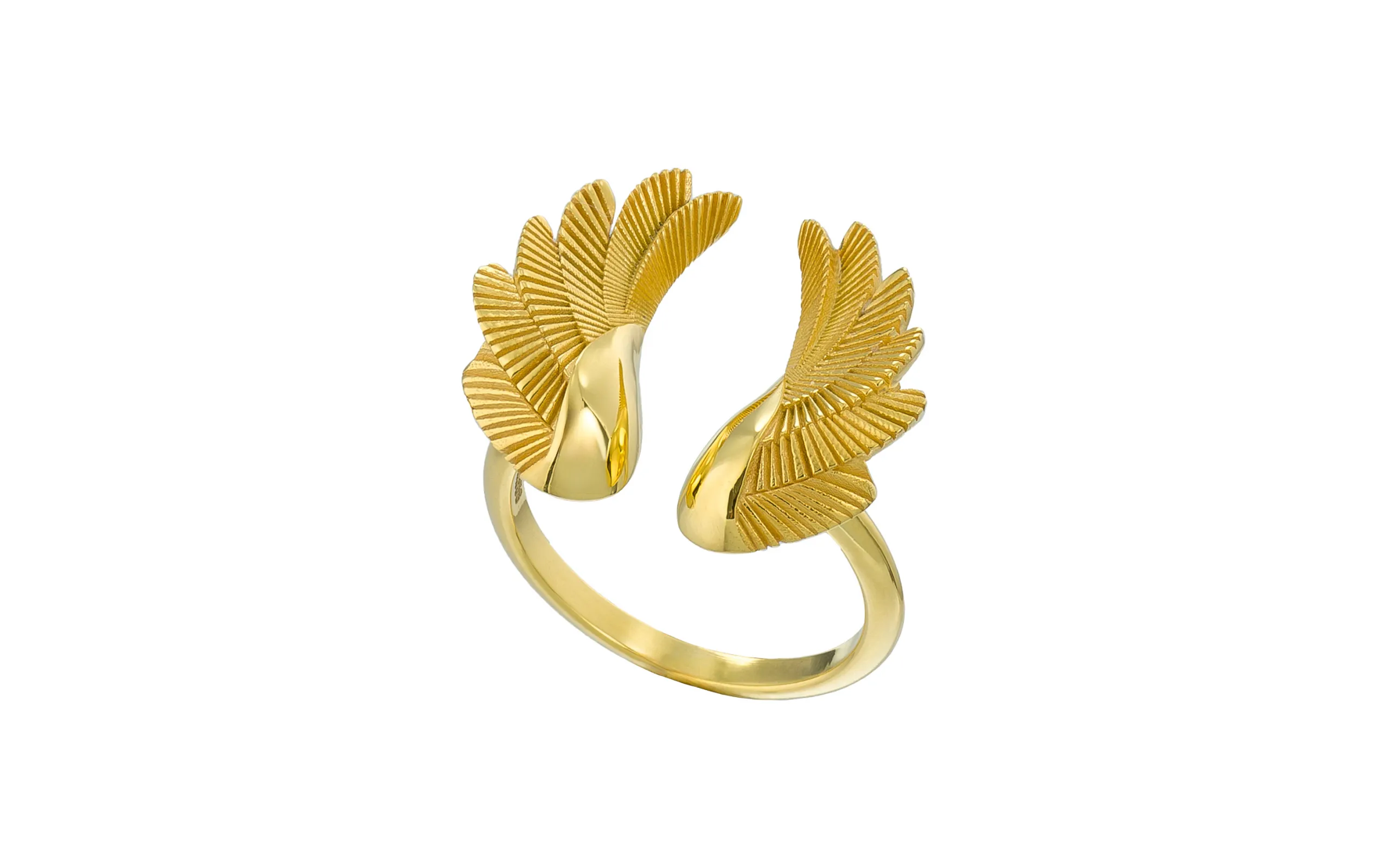 Maramenos & Pateras yellow gold ring from the new Icarus collection to be presented in Las Vegas 