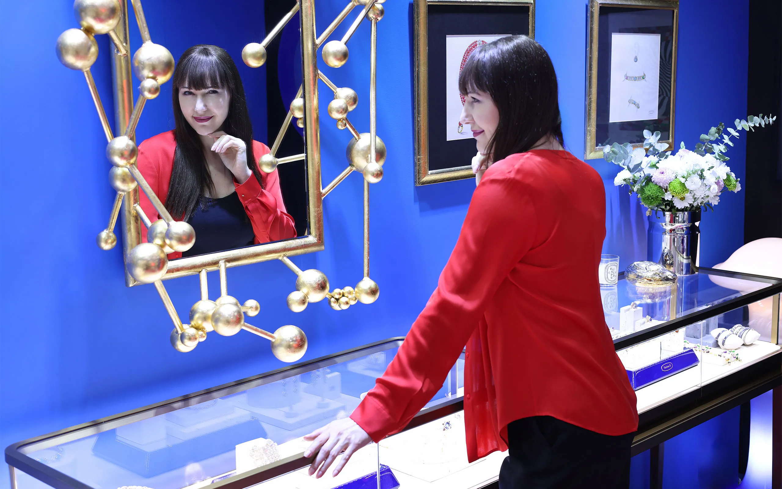 <p>Much of the furniture in the boutique was sourced from Les Puces in Paris, the world’s largest antiques market</p>