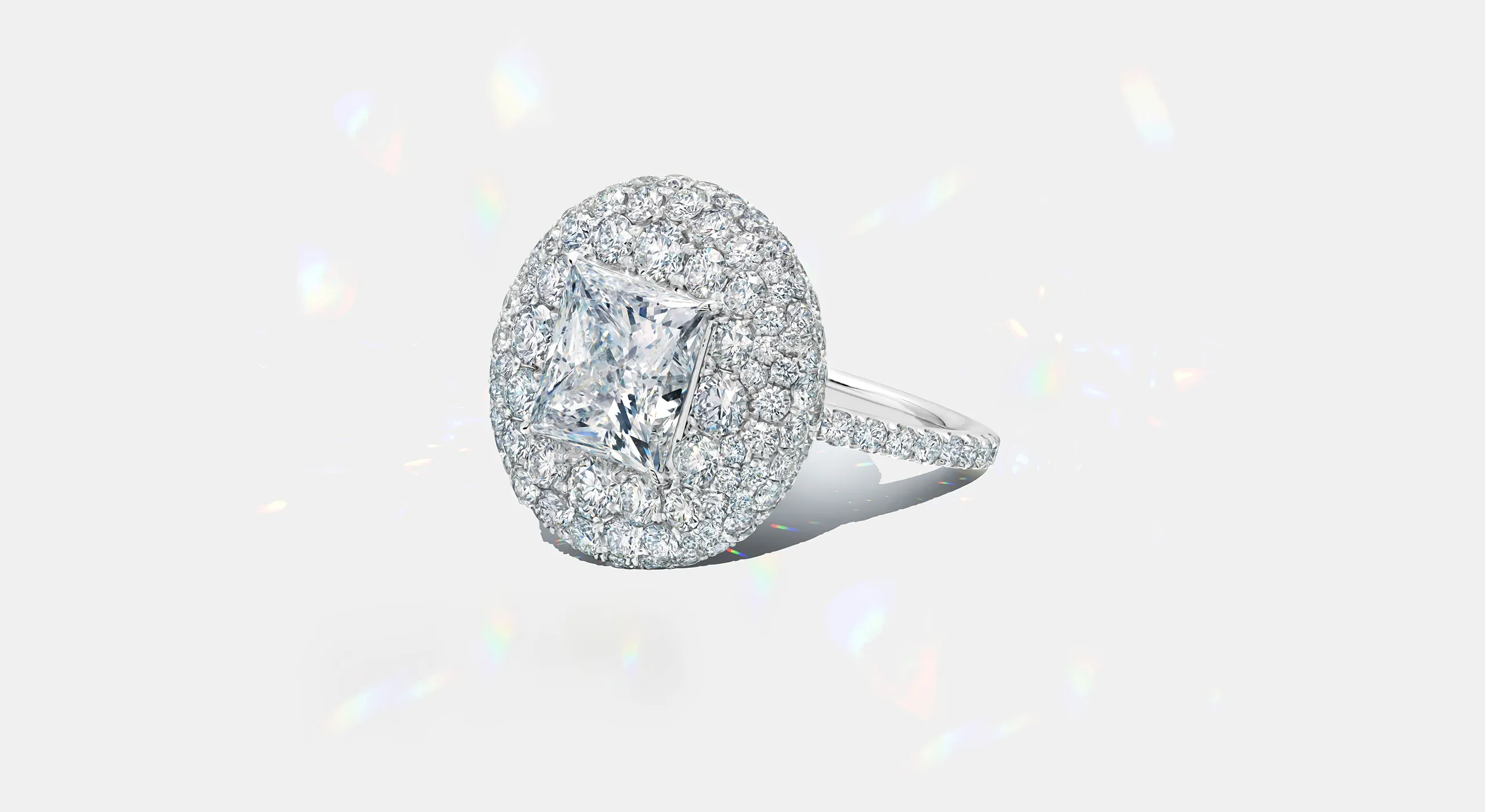 A fancy-cut diamond right-hand ring created by Beverly Hills-based jeweller Martin Katz, who has been designing and dressing celebrities for more than three decades ©martinkatzjewels
