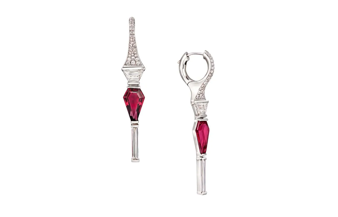 Sabine Roemer Shield of Strength earrings from the 2025 Superwoman collection