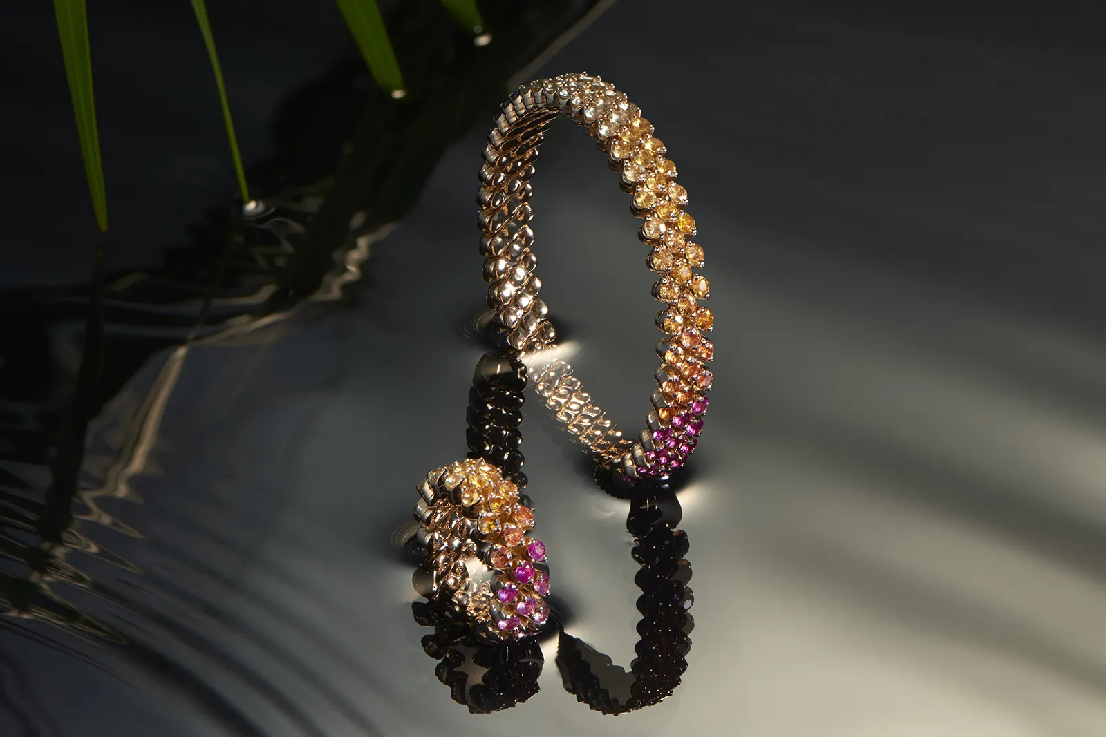 Serafino Consoli Special Match creations with multi-coloured sapphires in 18k gold 