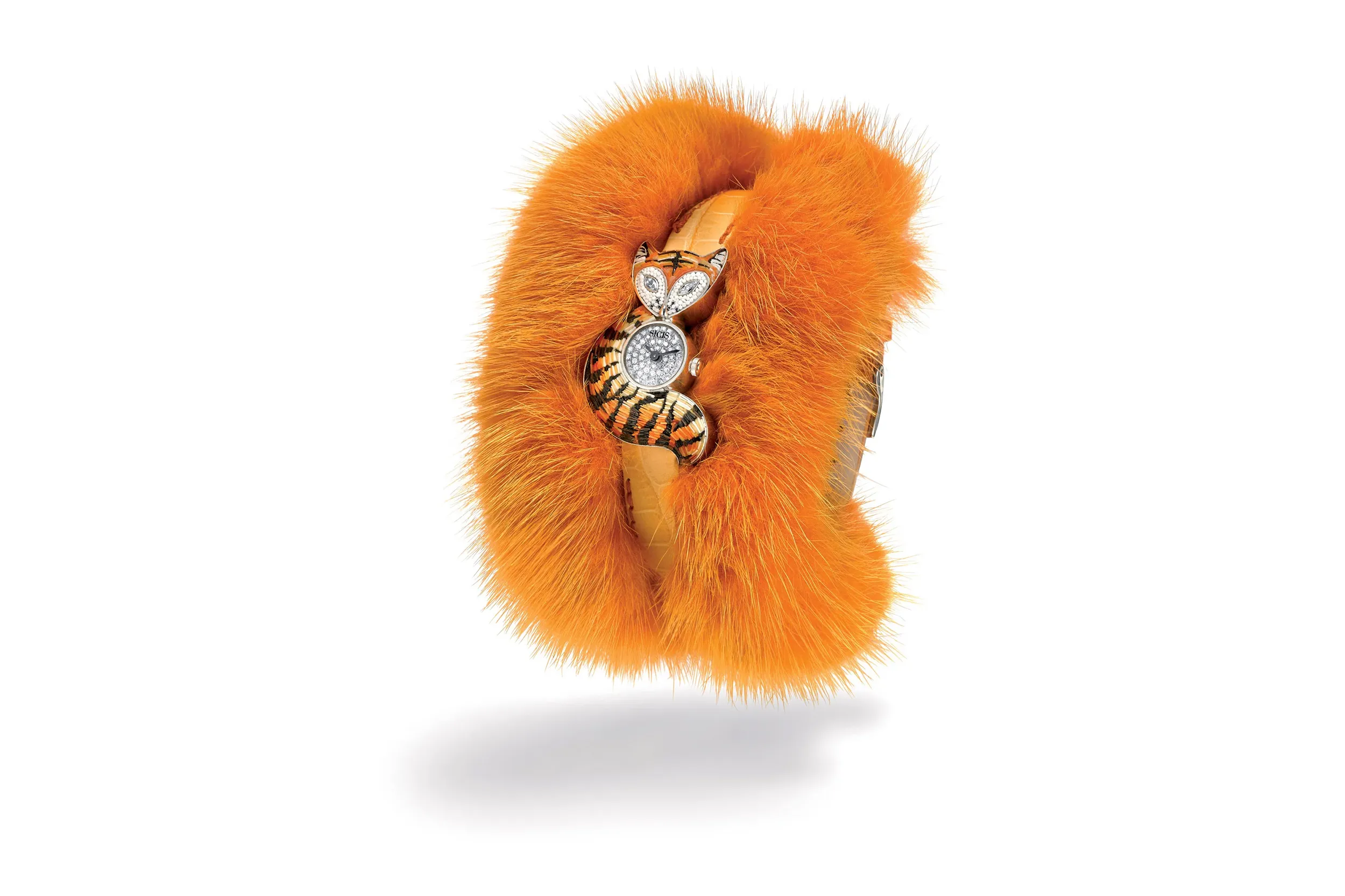 <p>Sicis Tiger Fox Fur Watch</p>