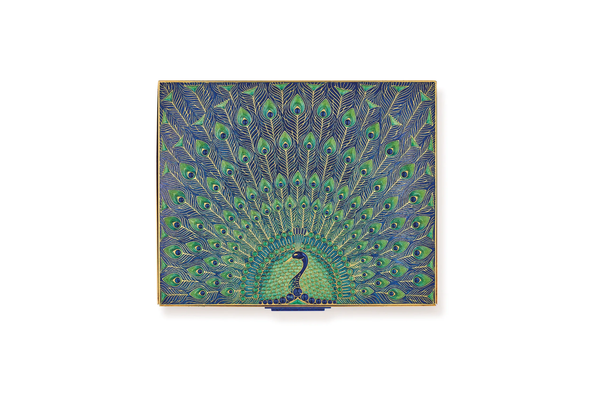 <p>Van Cleef & Arpels Peacock nécessaire, 1951, from the Van Cleef & Arpels Collection</p>