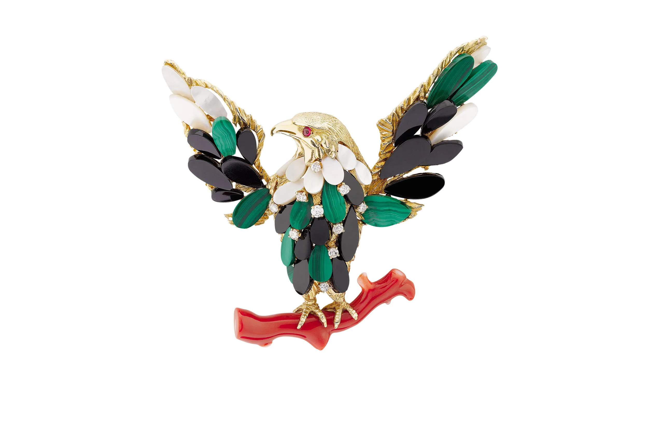 <p>Van Cleef & Arpels Eagle brooch, 1972, from the Van Cleef & Arpels Collection</p>