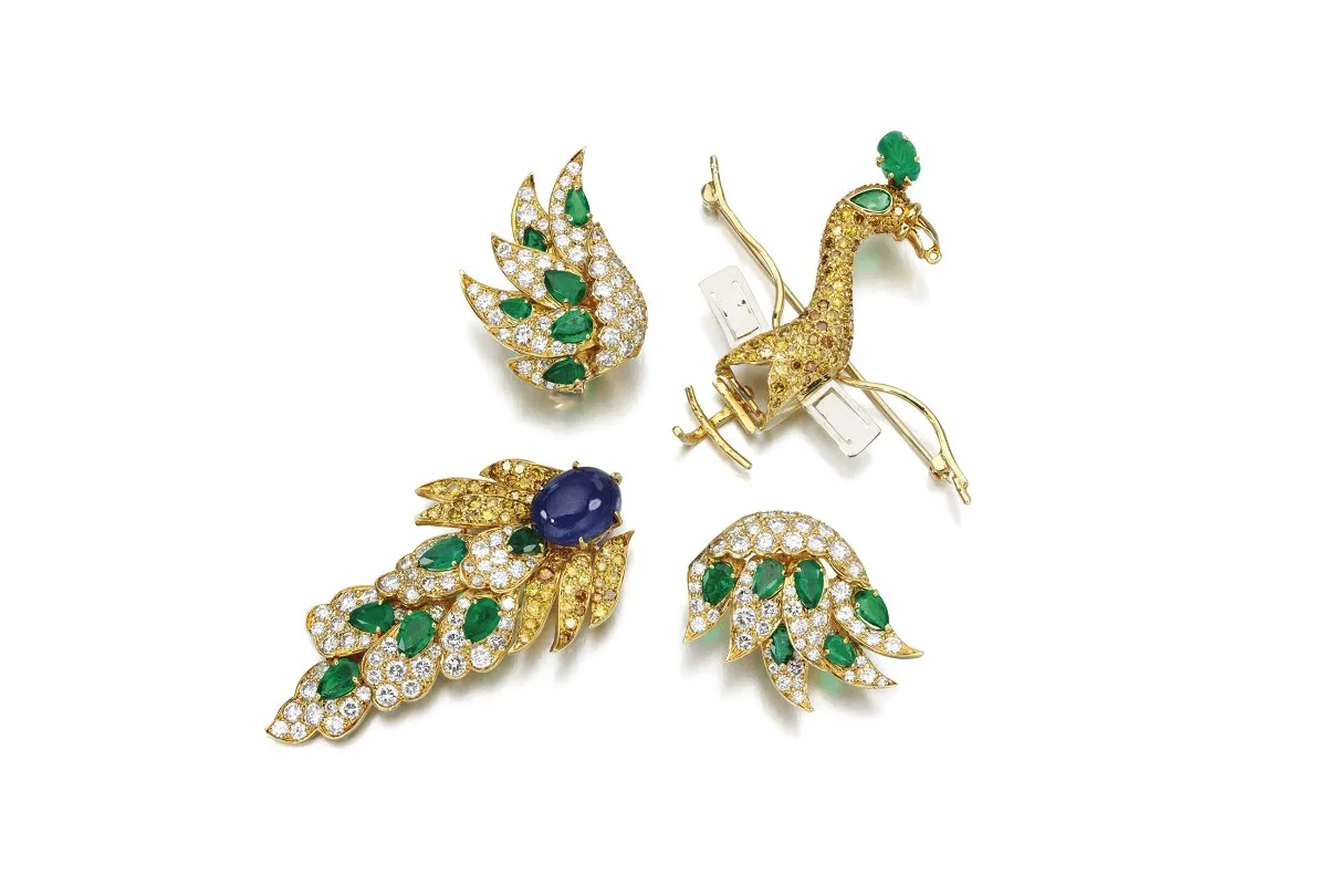 <p>Van Cleef & Arpels Walska Briolette Diamond Brooch</p>