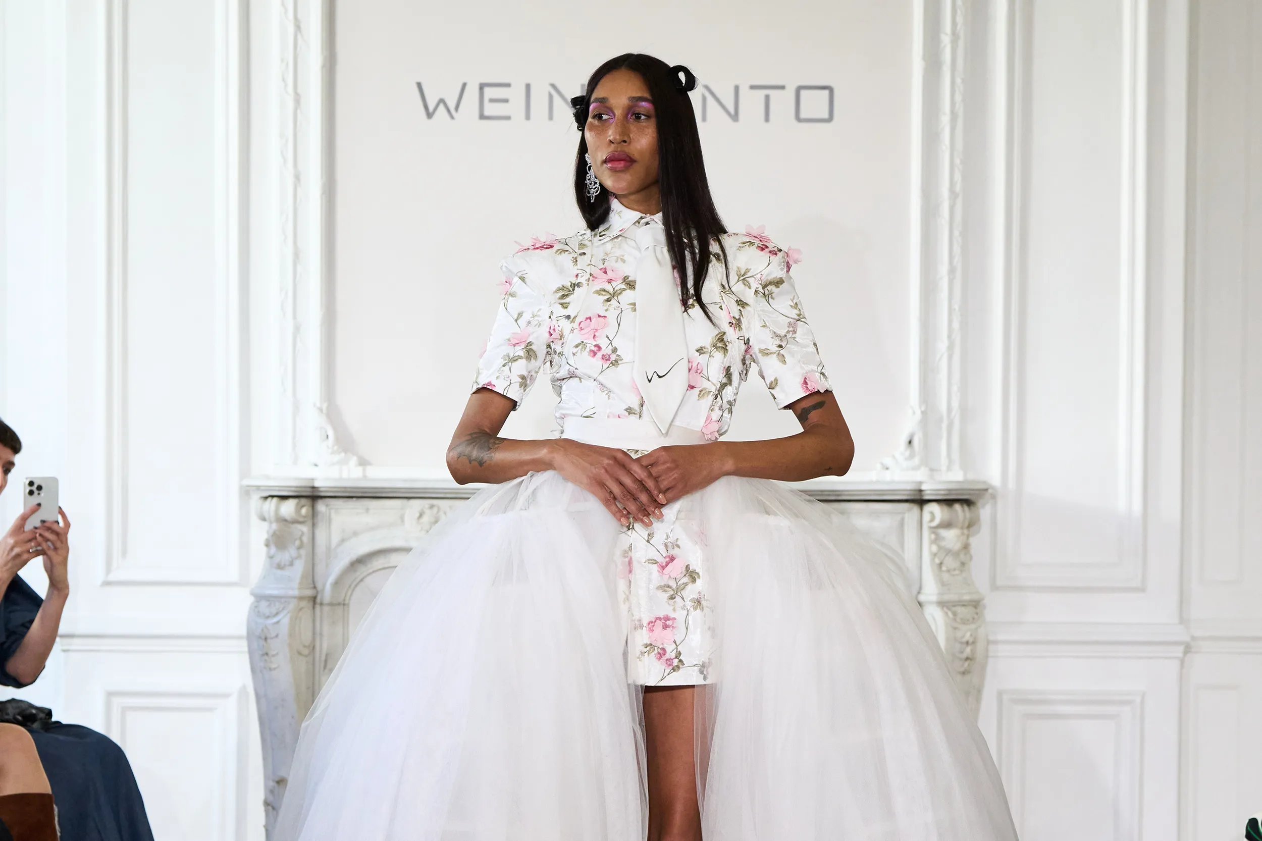 <p>The jewels showcase a patented process developed by Maxence Van Der Bauwede that translates the ancestral craft of lace weaving directly into high jewellery</p>