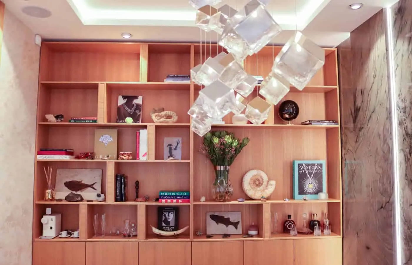 The interior of the Korbička Šperky boutique in Brno, Czech Republic